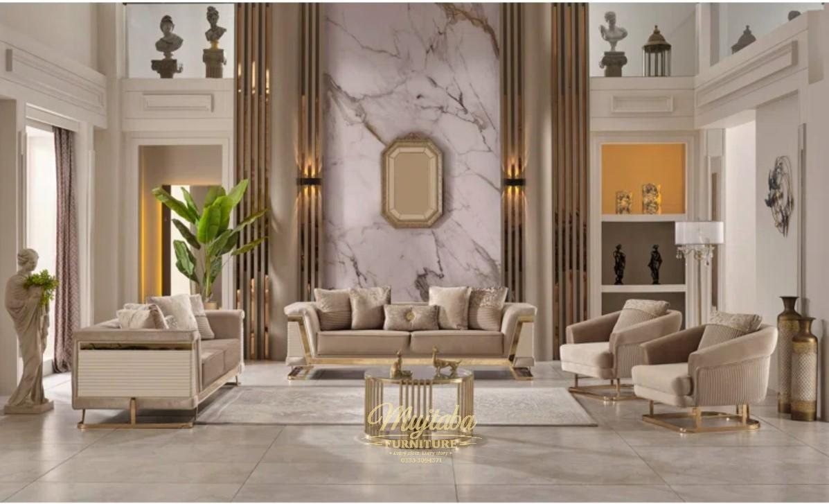 Classic Cream Sofa Suite
