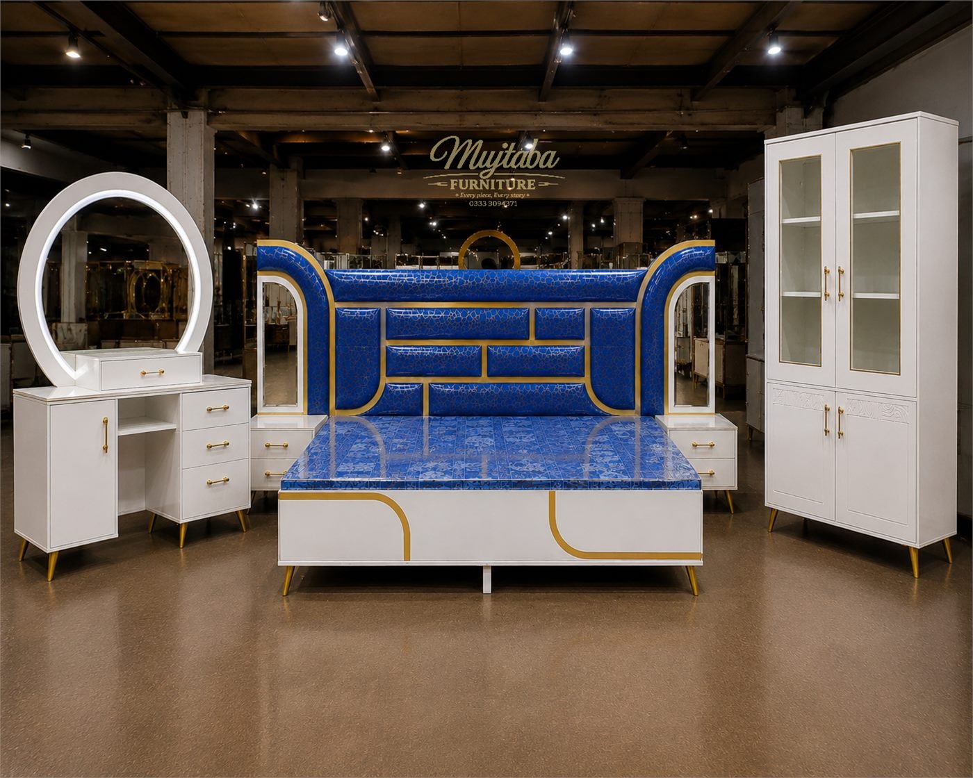 Royal Sapphire Bedroom Set